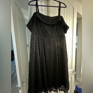 Torrid black lace dress